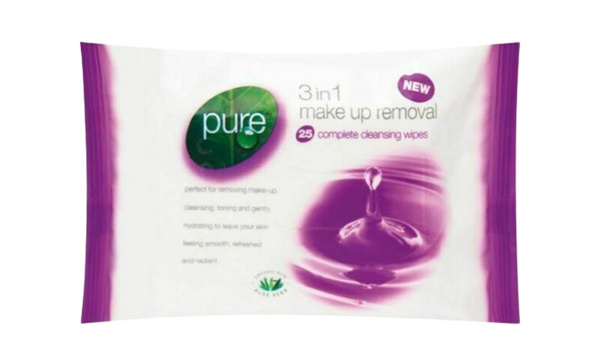 Pure 3 In 1 Wipes