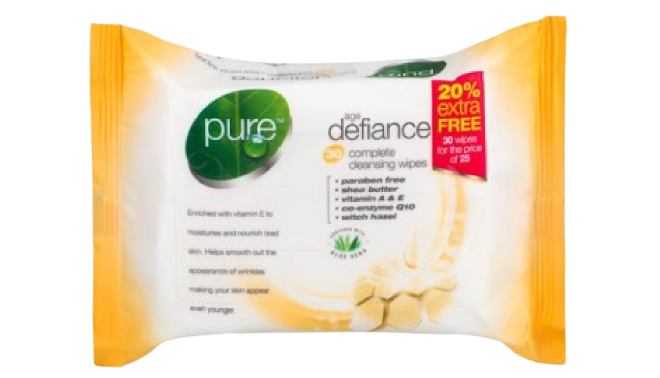 Pure Age Defiance Wipes
