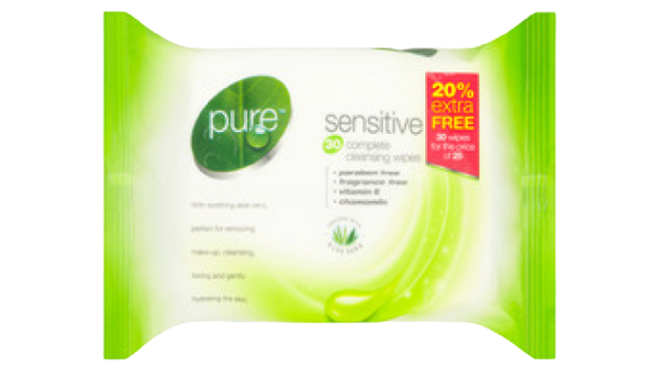 Pure Sensitives Facial Wipes