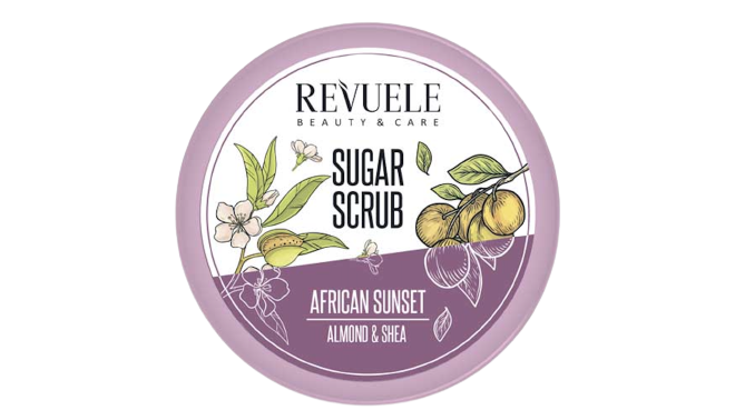 Revuele African Sunset Almond And Shea Sugar