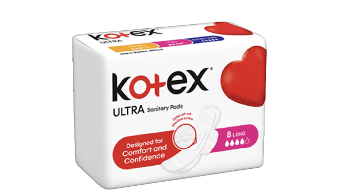 Kotex Maxi Pads 8 Long
