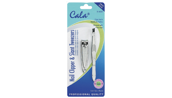 Cala Nail Clipper And Slant Tweezers
