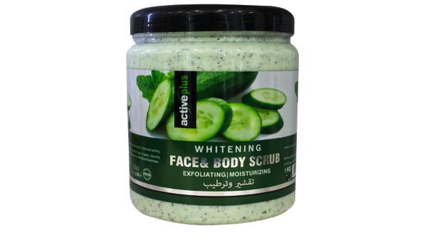 Active Plus Cucumber Whitening Face And Body Scrub