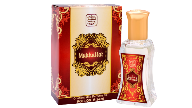 Naseem Mukhallat Perfume Oil Roll On – MamaTega - Main Image