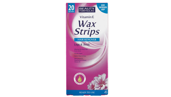 Beauty Formulas Wax Strips Hair Remover Leg And Body