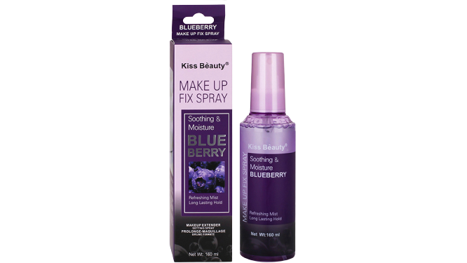 Kiss Beauty Blueberry Make Up Fix Spray