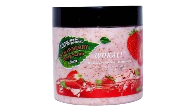 Wokali Strawberry Body Scrub Jam
