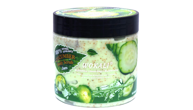 Wokali Cucumber Body Scrub Jam