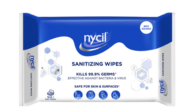 Nycil Antibacterial Wipes