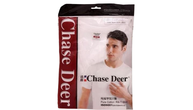 Chase Deer Pure Cotton Rib T-Shirt