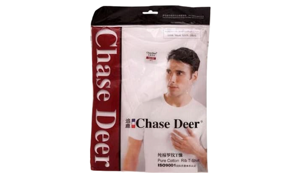 Chase Deer Pure Cotton Rib T-Shirt
