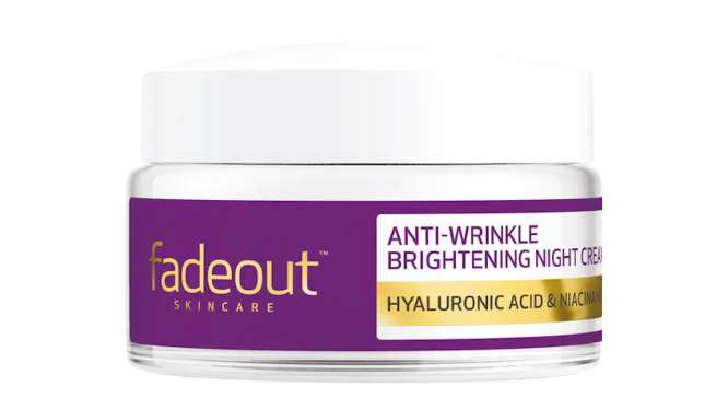 Fadeout Anti-Wrinkle Brightening Night Cream