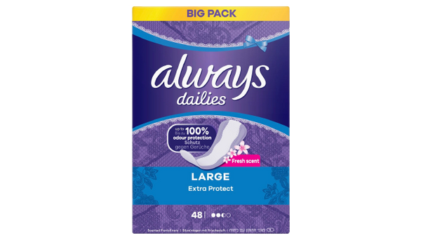 Always Dailies Fresh Scent Extra Protect