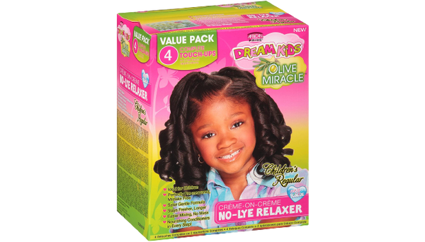 Dream Kids Olive Miracle (4) Value Pack Regular Relaxer