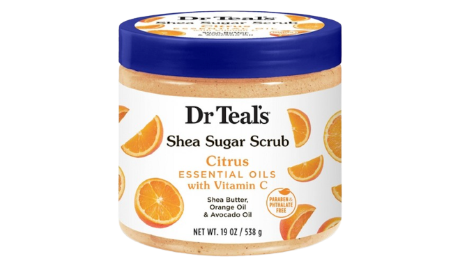 Dr Teals Shea Sugar Scrub Citrus Essential
