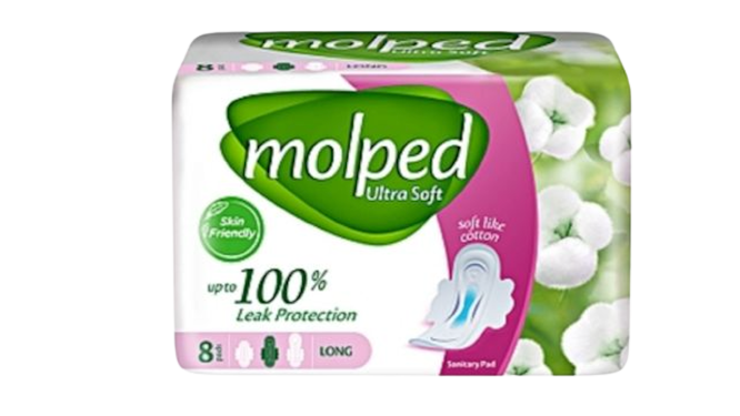 Molped Ultra Soft Sanitary Pad Soft Like