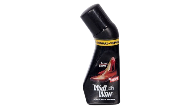 Wild Wolf Black Liquid Shoe Polish