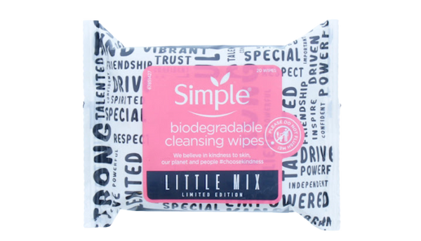 Simple Biodegradable Cleansing Wipes