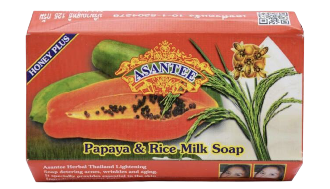 Asantee Papaya And Rice Milk Soap