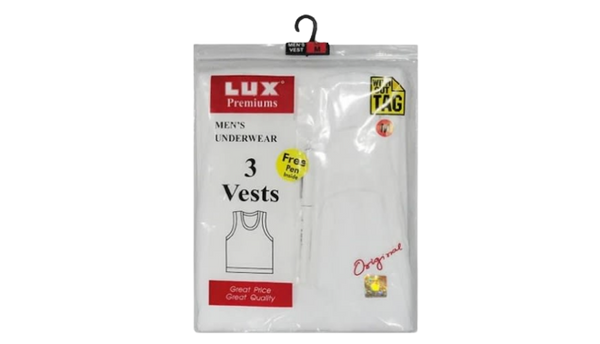 Lux Men's Underwear 3 Vests