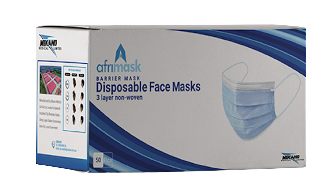 Afrimask Non-Surgical Mask Disposable Mask